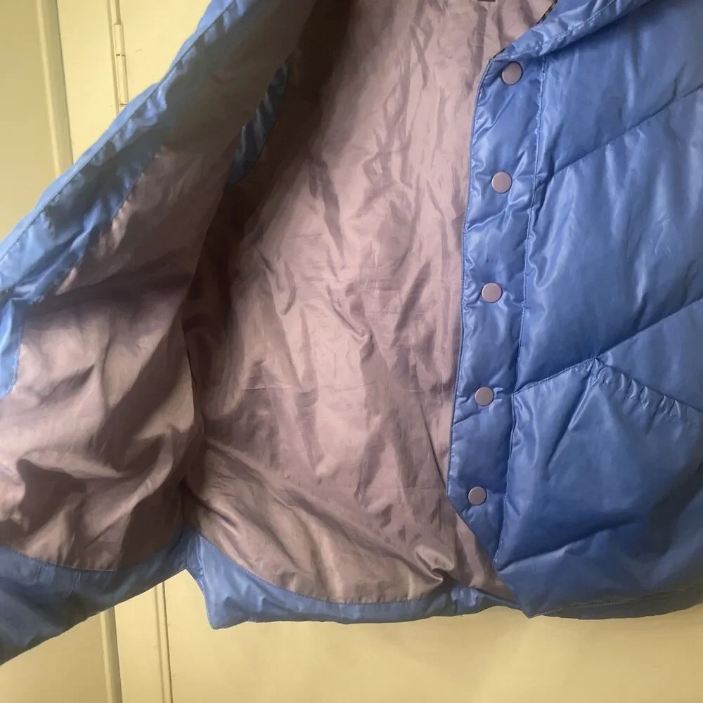 Vans WOMENS‎ SODAPOP VEST Jacket SZ S Coat BLUE Puffer Soda Pop *READ